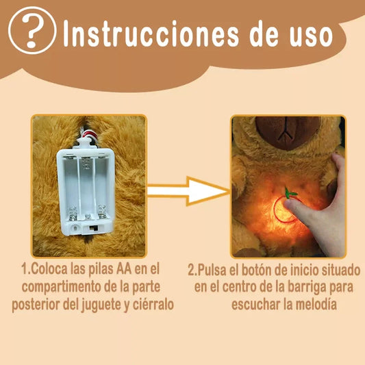 🦫 Peluche biónico de capibara para niños, suave y realista. Ideal para abrazar, brindar calma y convertirse en el compañero perfecto. Regalo creativo y reconfortante.