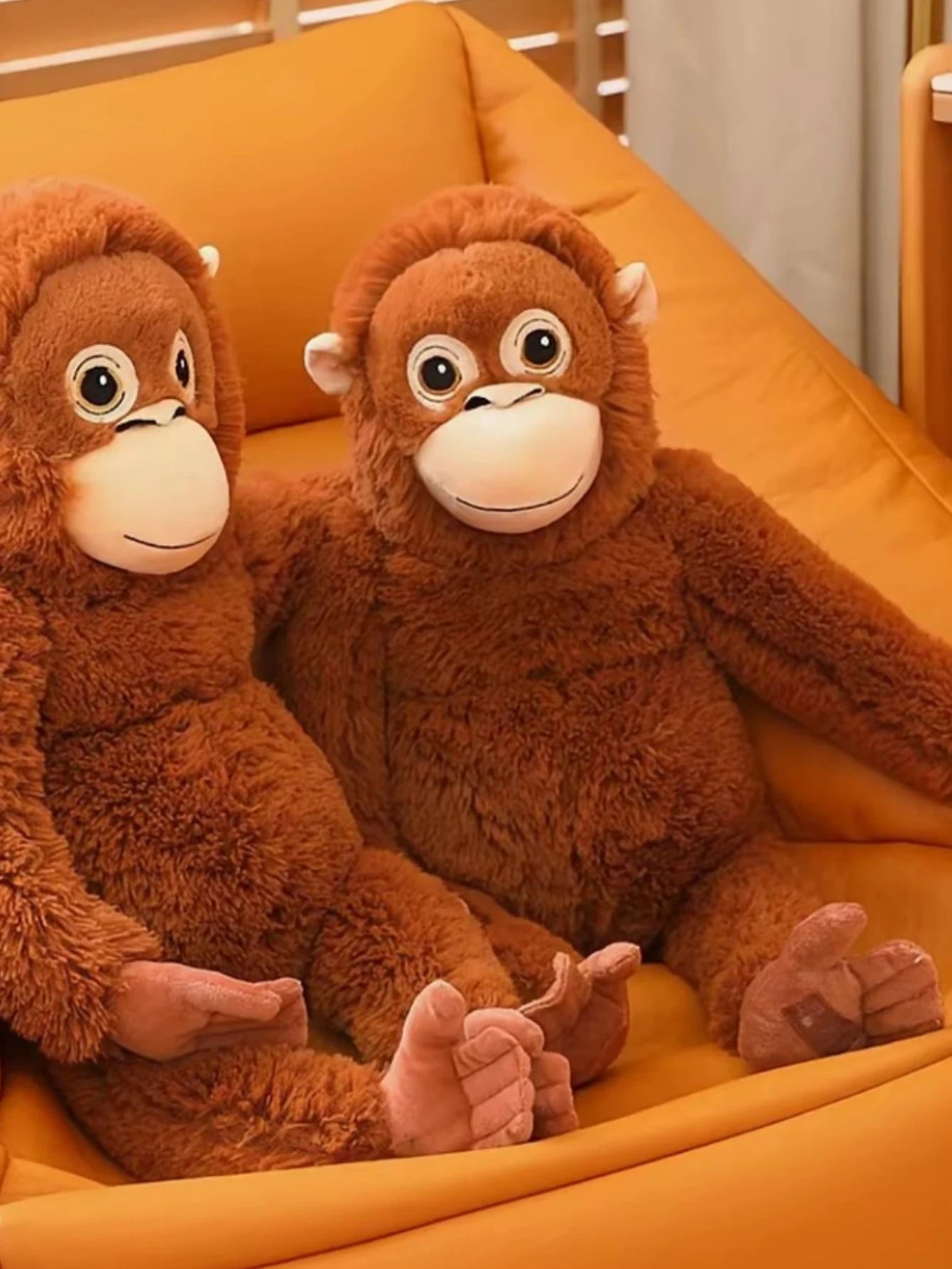 🦧 Peluche Punch Monkey de 55 cm: un orangután suave y realista, perfecto para abrazar y convertirse en tu amigo de zoológico favorito. ¡Diversión y ternura en tamaño grande!