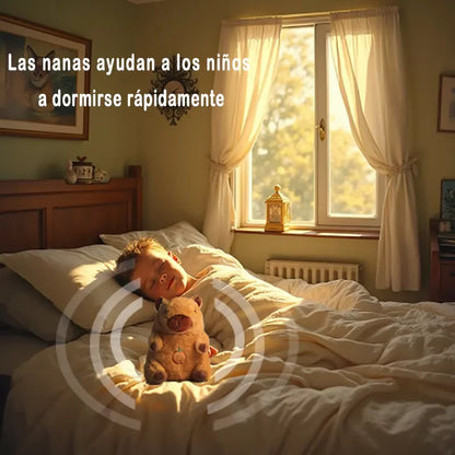 🦫 Peluche biónico de capibara para niños, suave y realista. Ideal para abrazar, brindar calma y convertirse en el compañero perfecto. Regalo creativo y reconfortante.