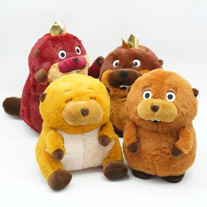 Peluche kawaii de castor, suave y esponjoso de pelicula animacion