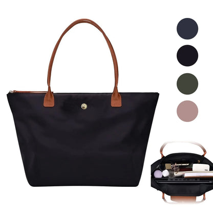 Bolsa de hombro estilo francés, de gran capacidad, piel suave, diseño elegante y versátil. Perfecta como tote o handbag para uso diario. ¡Comodidad y sofisticación en un solo accesorio!