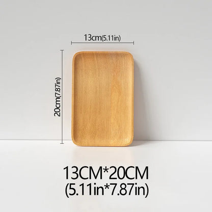 Plato de madera de haya, ideal para frutas, postres, dulces o como bandeja decorativa en buffet y cenas.”