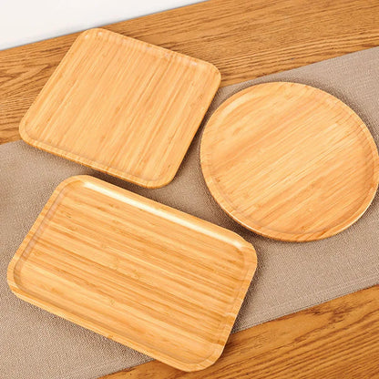 Plato de madera de haya, ideal para frutas, postres, dulces o como bandeja decorativa en buffet y cenas.”