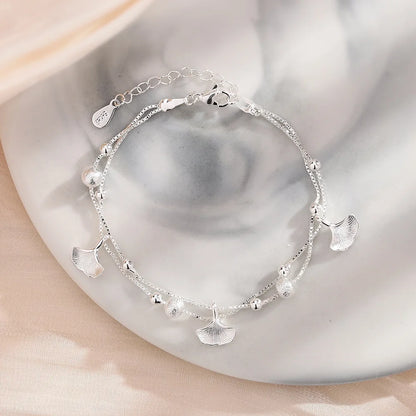 ✨Pulsera punk de plata 925 con cuentas geométricas e inscripción “Peace of Mind”. Diseño irregular y ajustable, ideal para mujer o niña. Joyería de moda perfecta como regalo especial.