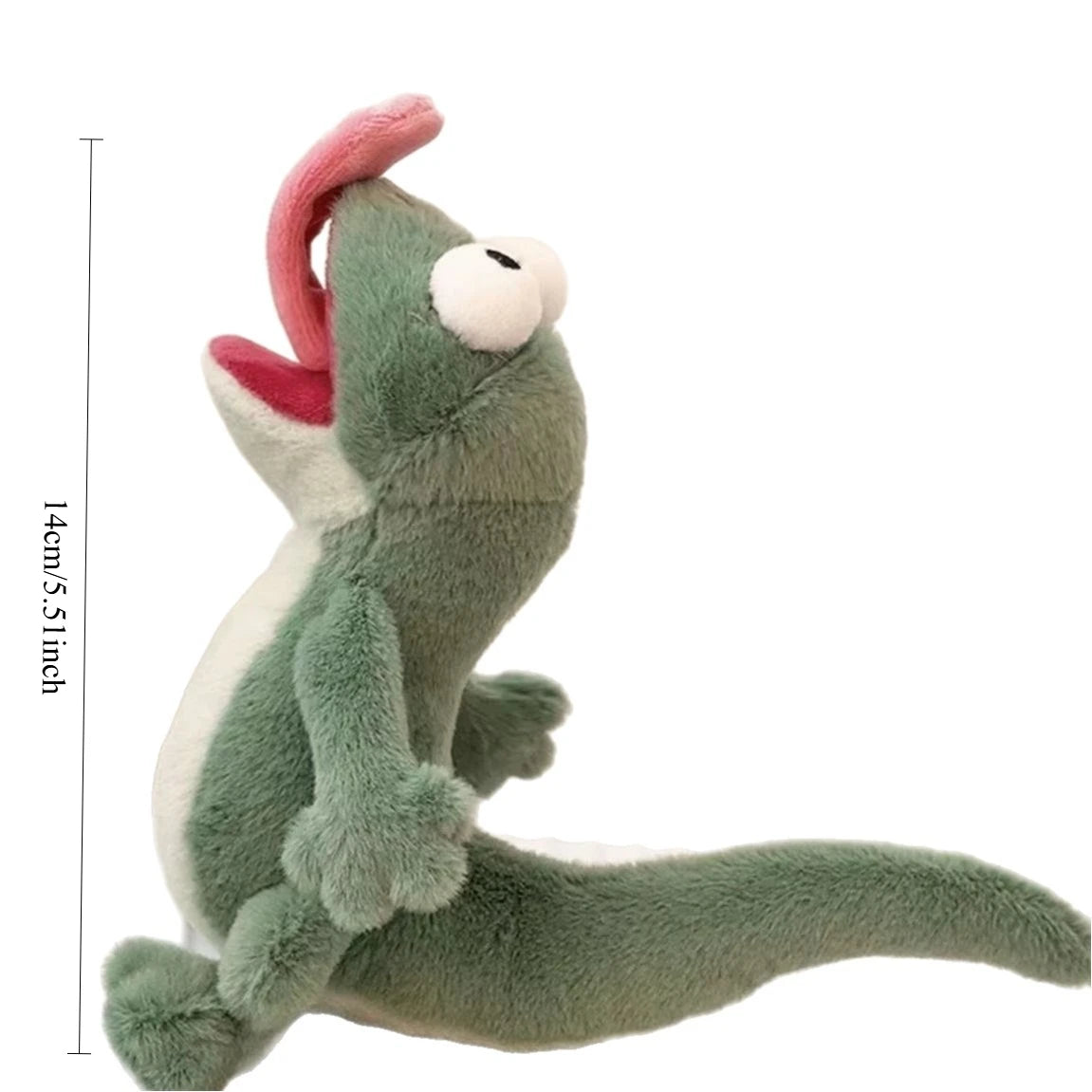 Peluche de Lagartija gritando con lengua magnética, peluche para alivio del estrés squishy