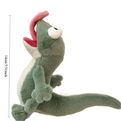 Peluche de Lagartija gritando con lengua magnética, peluche para alivio del estrés squishy