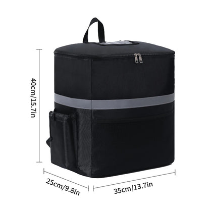 Mochila térmica para delivery, 30L de capacidad, perfecta para llevar comida o compras y mantenerlas calientes o frías. Ideal para riders y repartidores.