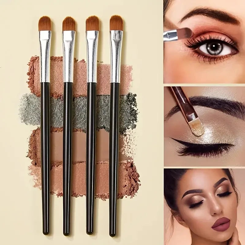 Set de brochas de maquillaje profesionales: suaves y esponjosas para base, polvo, sombras y difuminado. Incluye kabuki y blending, ideales para un acabado perfecto.