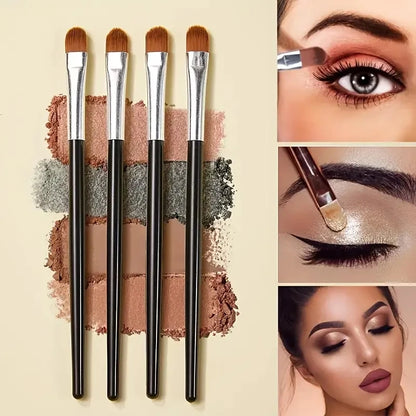 Set de brochas de maquillaje profesionales: suaves y esponjosas para base, polvo, sombras y difuminado. Incluye kabuki y blending, ideales para un acabado perfecto.