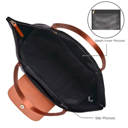 Bolsa de hombro estilo francés, de gran capacidad, piel suave, diseño elegante y versátil. Perfecta como tote o handbag para uso diario. ¡Comodidad y sofisticación en un solo accesorio!