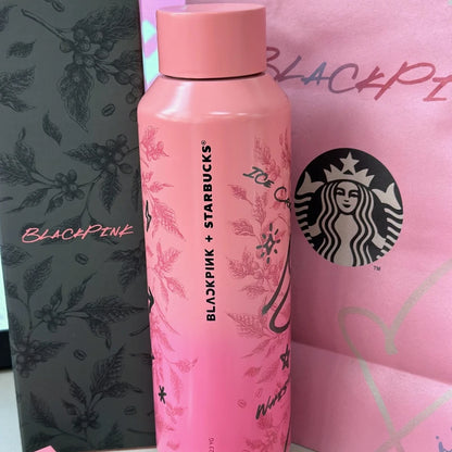 🌟 Tumbler Blackpink x Starbucks Inoxidable para cafe o bebidas favoritas