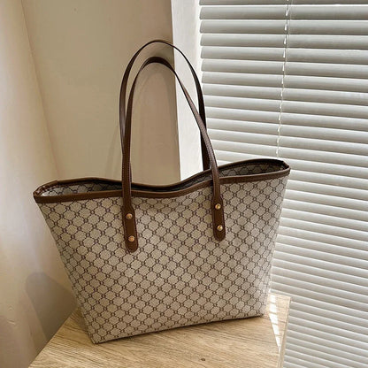 👜 Bolsa de hombro de gran capacidad para mujer, en piel PU suave. Diseño versátil y elegante, perfecta para el día a día, commuting y uso casual. ¡Comodidad y estilo en un solo accesorio!