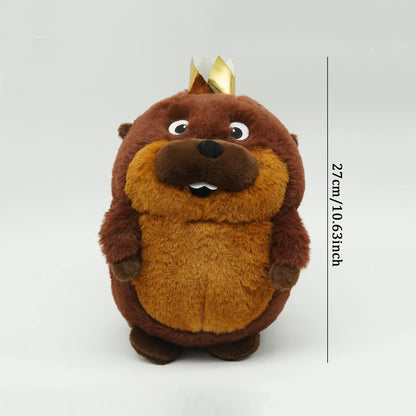Peluche kawaii de castor, suave y esponjoso de pelicula animacion