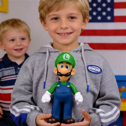 Figura Mario Bros Grande PVC 17–38 cm - Coleccionable de la serie Mario en tamaño grande (17–38 cm). Figura de PVC estilo anime, ideal como juguete, modelo decorativo o regalo de cumpleaños para fans.