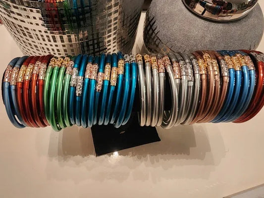 Brazalete Budista Impermeable Glitter