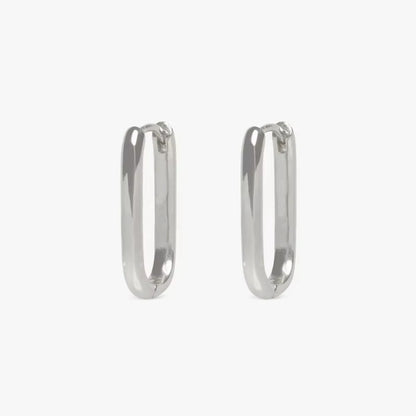 ✨ Aretes Aro Cuadrado Acero Inoxidable