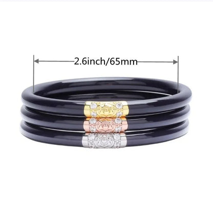 Brazalete Budista Impermeable Glitter