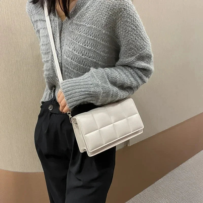 👜 Bolso de hombro pequeño para mujer, en piel PU con diseño clásico y elegante. Estilo crossbody versátil, ideal para uso diario y moda de marca.