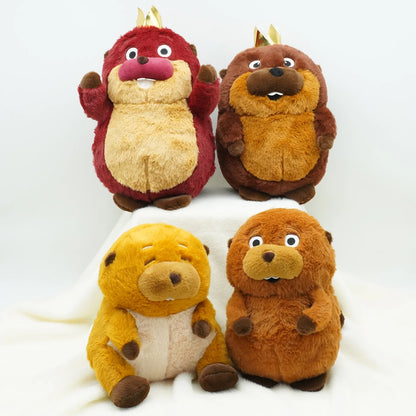 Peluche kawaii de castor, suave y esponjoso de pelicula animacion