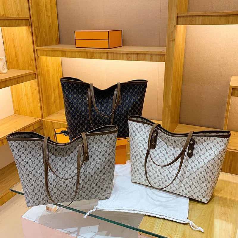👜 Bolsa de hombro de gran capacidad para mujer, en piel PU suave. Diseño versátil y elegante, perfecta para el día a día, commuting y uso casual. ¡Comodidad y estilo en un solo accesorio!