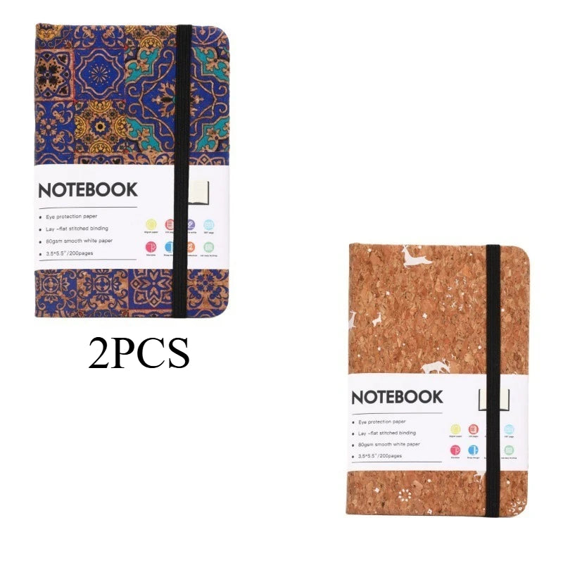 “Cuaderno multifuncional ideal para notas diarias, diario personal o dibujos. Disponible en set de 1 o 2 piezas.”