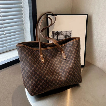 👜 Bolsa de hombro de gran capacidad para mujer, en piel PU suave. Diseño versátil y elegante, perfecta para el día a día, commuting y uso casual. ¡Comodidad y estilo en un solo accesorio!
