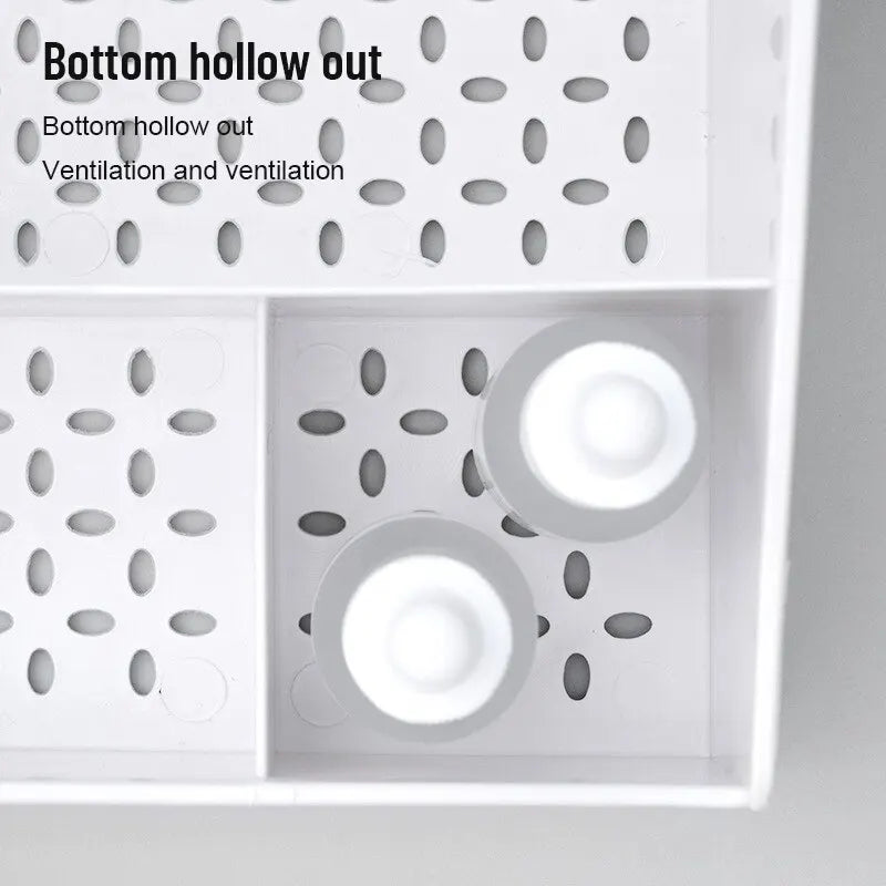 Caja Organizadora de Maquillaje con cajón para cosméticos y cuidado de la piel. Práctica para dormitorio o tocador, ideal para mantener tu espacio ordenado y elegante.