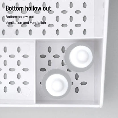 Caja Organizadora de Maquillaje con cajón para cosméticos y cuidado de la piel. Práctica para dormitorio o tocador, ideal para mantener tu espacio ordenado y elegante.