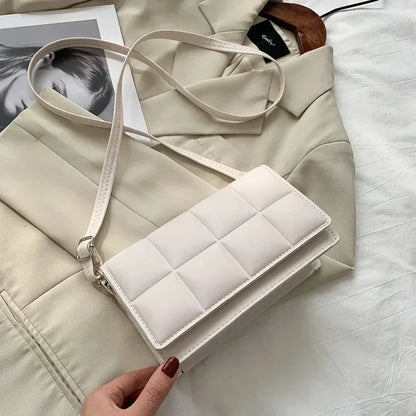 👜 Bolso de hombro pequeño para mujer, en piel PU con diseño clásico y elegante. Estilo crossbody versátil, ideal para uso diario y moda de marca.
