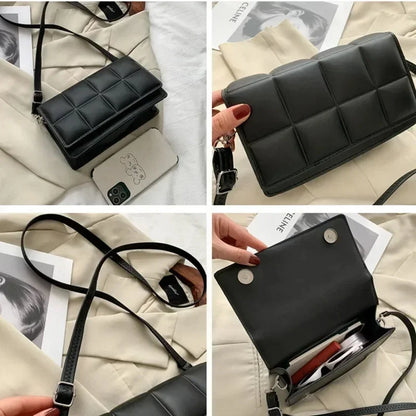👜 Bolso de hombro pequeño para mujer, en piel PU con diseño clásico y elegante. Estilo crossbody versátil, ideal para uso diario y moda de marca.